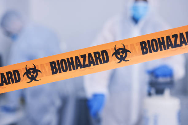Professional Biohazard Cleanup technician working in Strasburg, VA